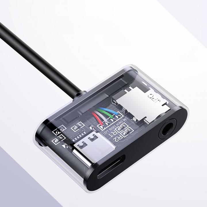 Actual product image Ugreen USB-C to 3.5mm Audio + USB-C Jack Adapter (USB Type C, 3.5mm socket, USB Type C)