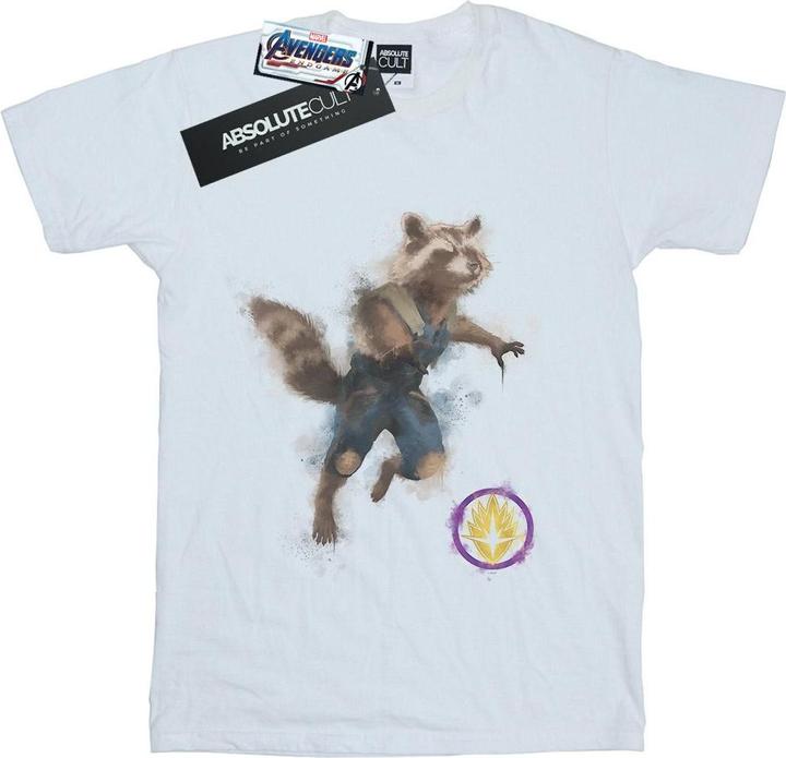 Produktbild Avengers Endgame Painted Rocket TShirt (4XL)