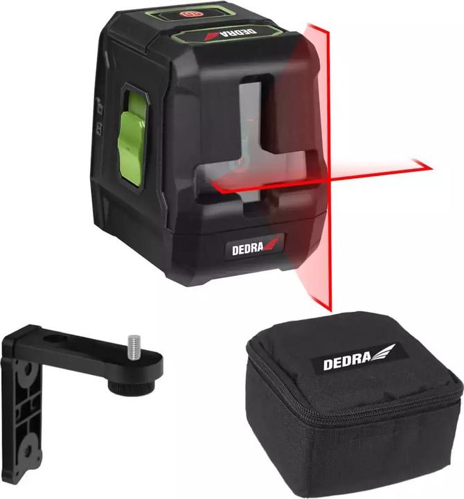 Actual product image Dedra Cross line laser MC0901 red 20 m (20 m, 635 nm)