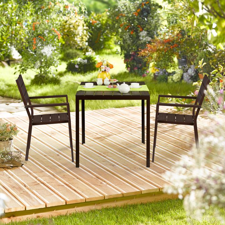 Actual product image Relaxdays garden table (77.50 cm)