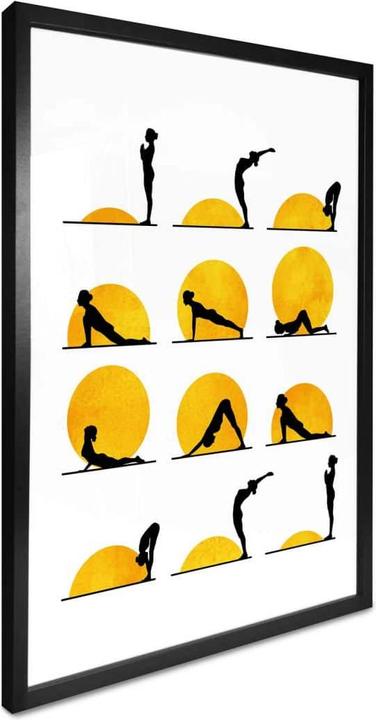 Image du produit Trenddeko Yoga La salutation du soleil (60 x 80 cm)