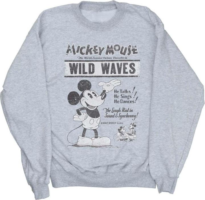 Produktbild Disney Mickey Mouse Making Waves Sweatshirt Jungen (140, 146)