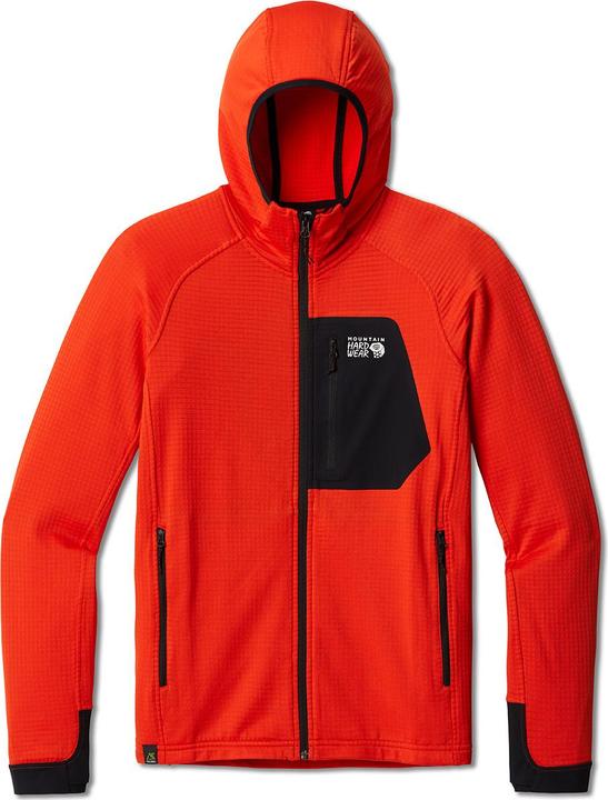 Mountain Hardwear M Polartec Power Grid Full Zip Hoody (XXL)