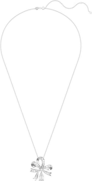 Produktbild Swarovski Volta Halskette Schleife Gross Weiss (Swarovski Metall, 65 - 75 cm)