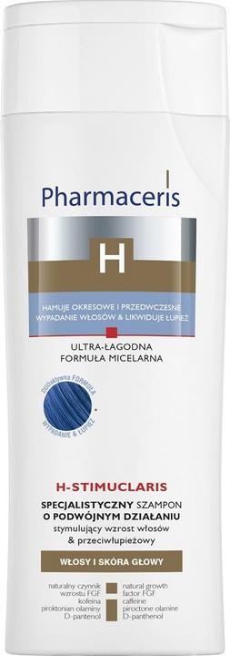 Image du produit Pharmaceris H Stimuclaris Shampooing Stimulation de la croissance des cheveux et anti -DandRuff 250 ml (250 ml, Shampoing liquide)