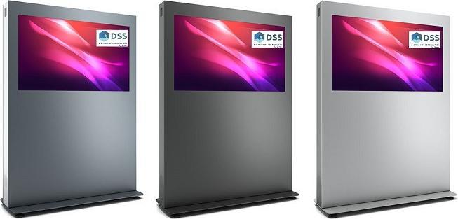 Image du produit DSS Stèle d'intérieur Landscape, écran 32", noir