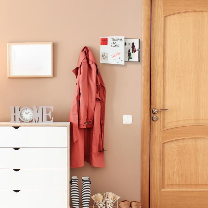 Immagine prodotto Relaxdays Portachiavi in vetro Magnet Board (30 x 5,5 x 20 cm)