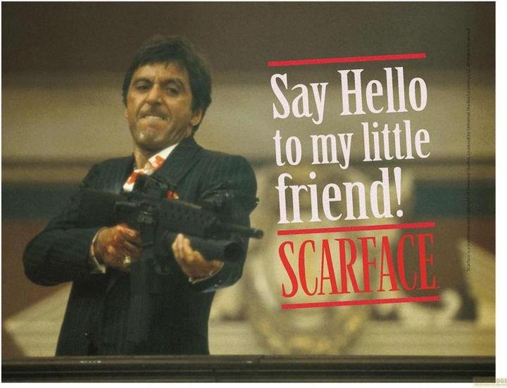 Actual product image SD Toys Scarface - Say Hello (40 x 30 x 3 cm)