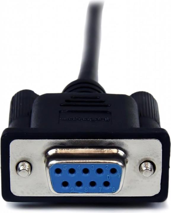 Produktbild StarTech 1m Black Db9 Null Modem Cable (1 m)