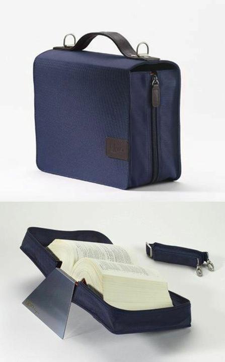 Image du produit Barth & Bauer SKIN Sac BASIC taille L (Sartorius) bleu marine / avec sangle & serre-livres
