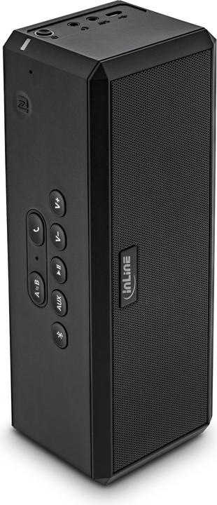 Actual product image InLine WOOME 2 True Wireless Stereo Bluetooth Speaker black (10 h, Battery operated)