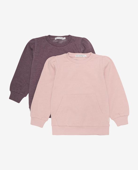 Image du produit Minymo Lot de 2 t-shirts manches longues Misty Rose Gr. 116 (116)
