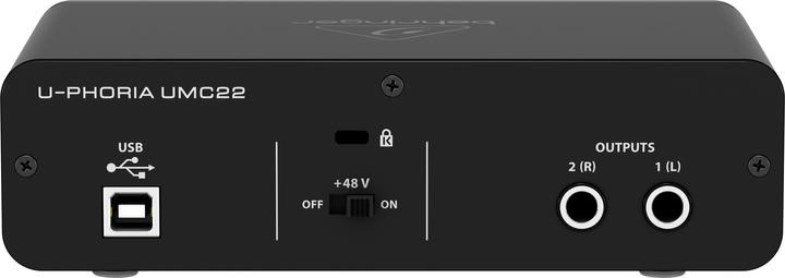 Image du produit Behringer U-Phoria UMC22 (USB)