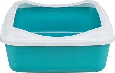Actual product image Trixie Cat litter tray Classic with rim, 37 x 15 x 47 cm (Cat litter tray open)