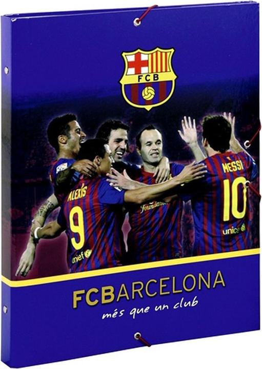 Actual product image FC Barcelona Official Hardback Football Crest Folio File (Pack Of 2)