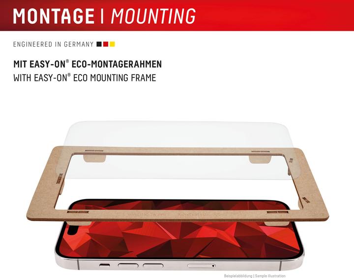 Immagine prodotto Displex Real Glass, 2D Panzerglas (1 Pezzo/i, Apple iPhone 16)