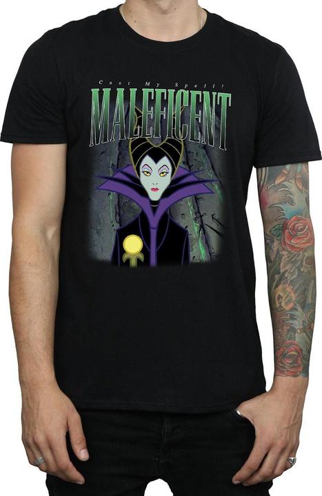 Actual product image Maleficent Mens Montage Cotton T-Shirt (XL)