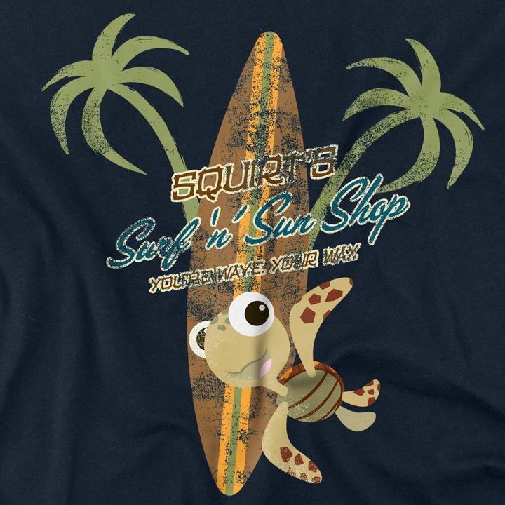 Actual product image Finding Nemo Unisex Adult Surf N Sun Shop T-Shirt (XXL)
