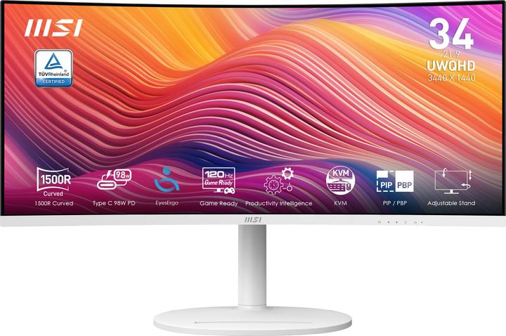 Produktbild MSI Modern MD342CQPW (3440 x 1440 Pixel, 34")
