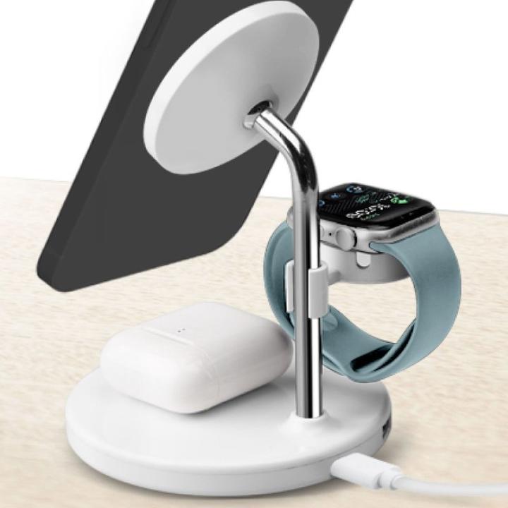 Actual product image SBS Inductive 3-in-1 charging station 15W white (15 W)