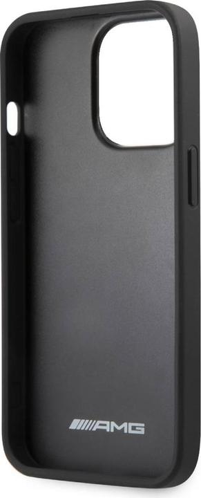 Image du produit Mercedes AMG AMHCP14XGSEBK iPhone 14 Pro Max 6,7" czarny/black hardcase Leather Debossed Lines (Apple iPhone 14 Pro Max)