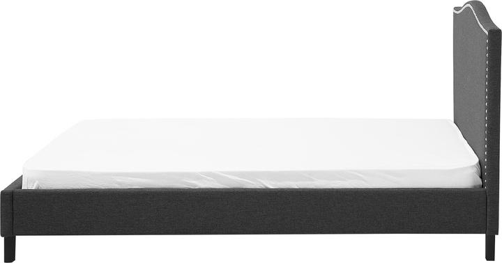 Produktbild Beliani Polsterbett Leinenoptik grau Lattenrost 180 x 200 cm MONTPELLIER (180 x 200 cm)