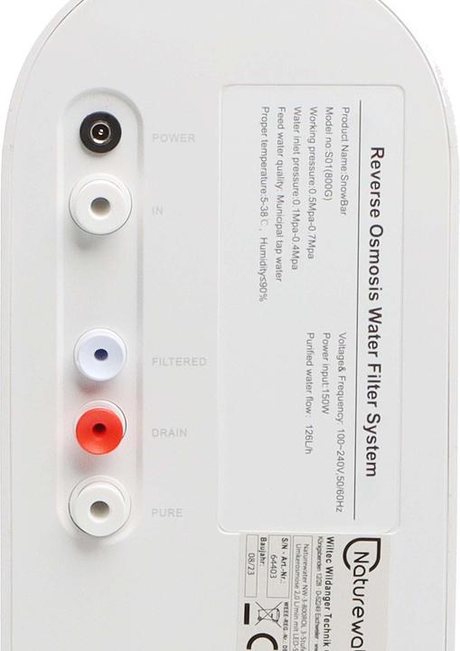Produktbild Naturewater NW-3-800ROL 3-Stufen Umkehrosmose 2,0 l/min mit LED-Status
