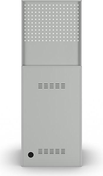 Image du produit eurokraft pro Poste de travail informatique, tôle d'acier