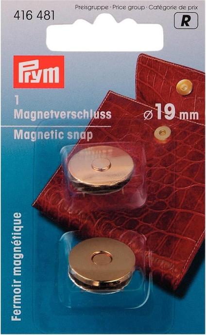 Image du produit Prym Fermoir magnétique, or 19 mm, carte