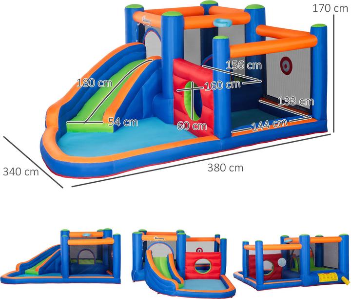 Actual product image Outsunny Bouncy castle with blower