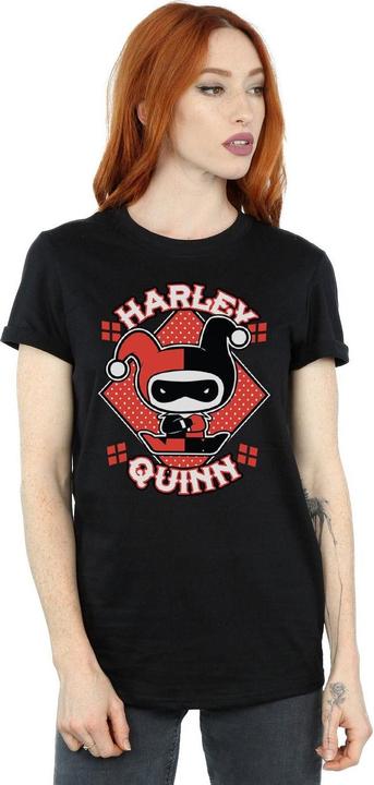 Immagine prodotto Harley Quinn Maglietta Chibi Boyfriend in cotone Donna/Ladies (XXL)