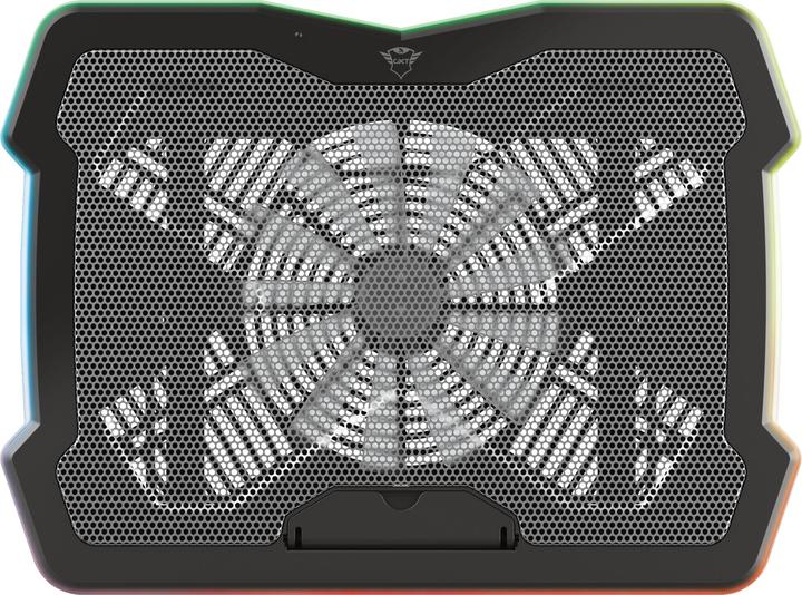 Actual product image Trust GXT 1126 AURA Multicolour-Illuminated Laptop Cooling Stand