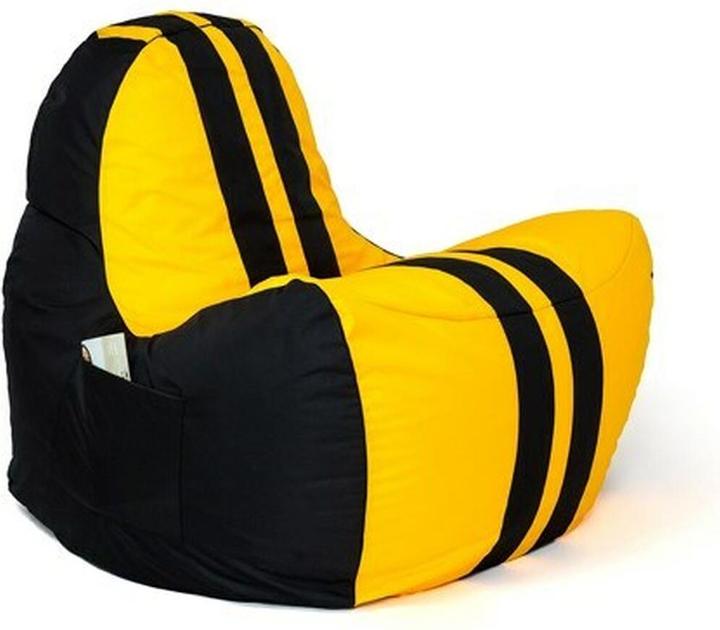 Image du produit Go Gift Sako sac pouffe Ferrari noir-jaune XXL 140 x 100 cm
