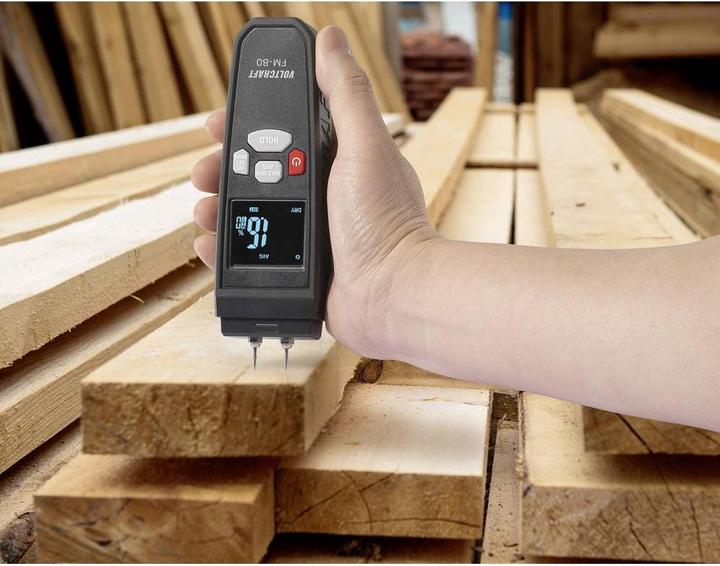 Actual product image Voltcraft FM-80 Material moisture meter Measuring range building moisture (range)
