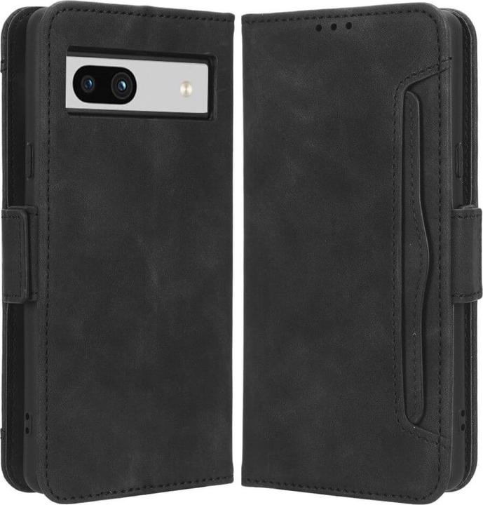 Produktbild Cover-Discount Google Pixel 7a - Etui mit vielen Kartenfächer schwarz (Google Pixel 7a)