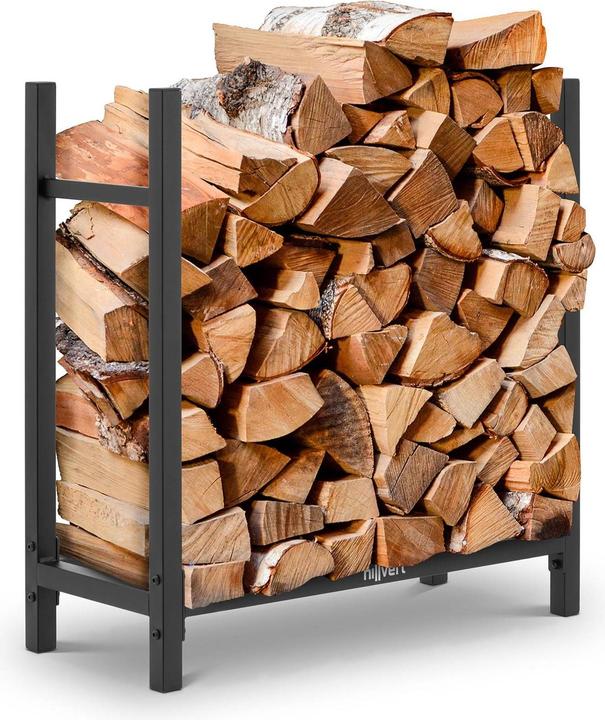 Produktbild Hillvert Kaminholzregal aussen Brennholzregal Kaminholzunterstand 60 x 25 x 61.5 cm