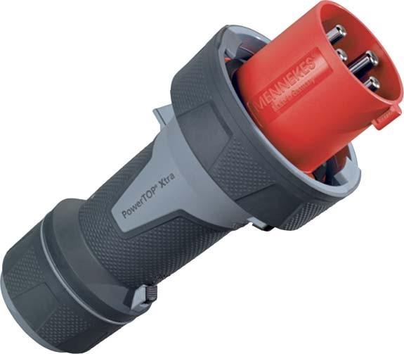 Actual product image Mennekes MEN 13219 125A4P 6H400V Plug PowerTOP Xtra IP67