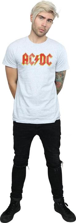 Actual product image AC/DC Mens Distressed Logo T-Shirt (S)