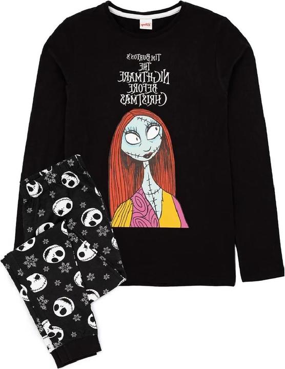 Actual product image Dick Smith Womens/Ladies Jack Skellington Long Pyjama Set (S)