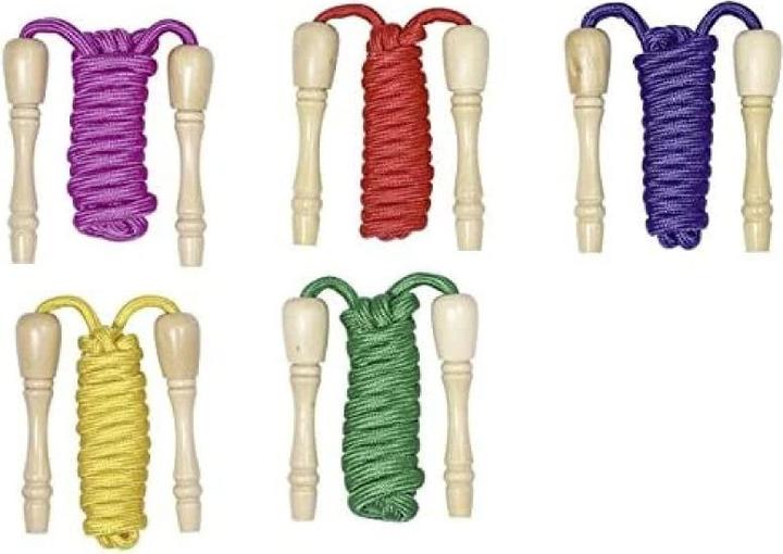 Actual product image Goki Skipping rope with wooden handles (255 cm)