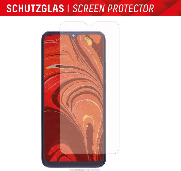 Actual product image Displex Real Glass, 2D Panzerglas (1 Piece, Xiaomi Redmi 12C)