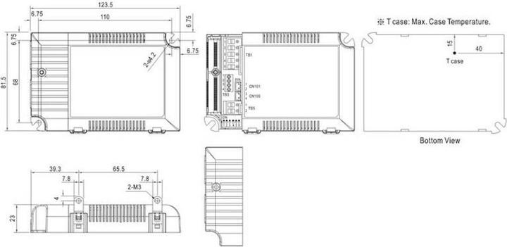 Actual product image MeanWell LCM-40DA LED Driver Constants