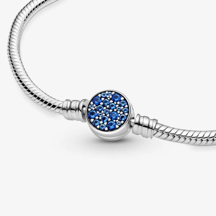 Immagine prodotto Pandora Bracciale con chiusura a disco a catena di serpente (19 cm, Sterling silver)