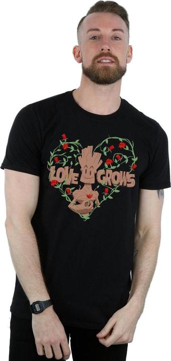 Actual product image Mens Groot Love Grows T-Shirt (S)