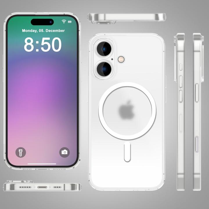 Image du produit Nalia Étui rigide extrêmement fin de 0,3 mm avec MagSafe, étui mat (Apple iPhone 16 Plus)