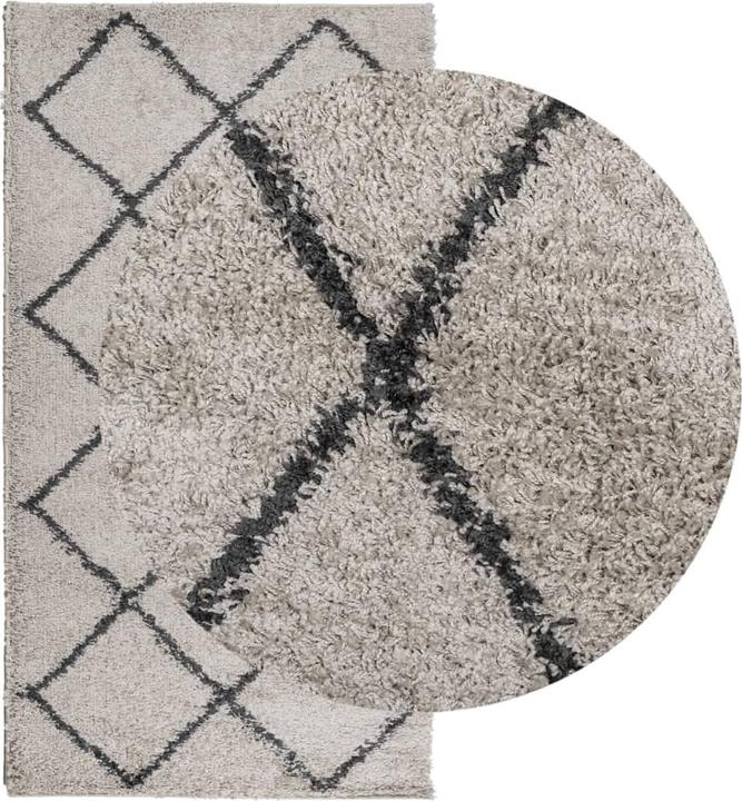 Actual product image VidaXL Shaggy high pile modern carpet (110 x 60 cm)
