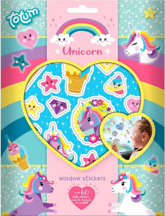 Actual product image Totum Eenhoorn Raamstickers