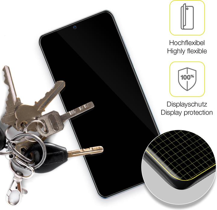 Produktbild Dipos Displayschutzfolie Full-Cover 3D (2 Stück, ZTE Blade A72)