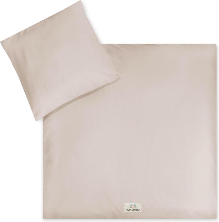 Produktbild Julius Zöllner Bettwäsche Uni Taupe, 100/135+40/60