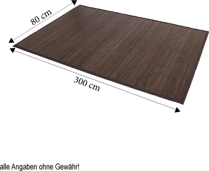 Immagine prodotto Homestyle4u Tappeto di bambù Tappeto di bambù (80 x 300 cm)